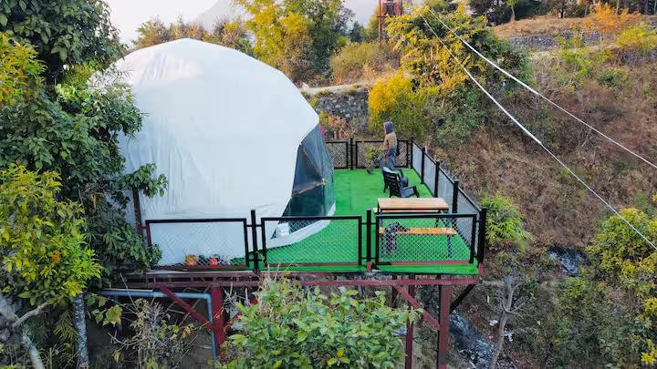 Glamping Dome at Naukuchiatal x Solis Nature