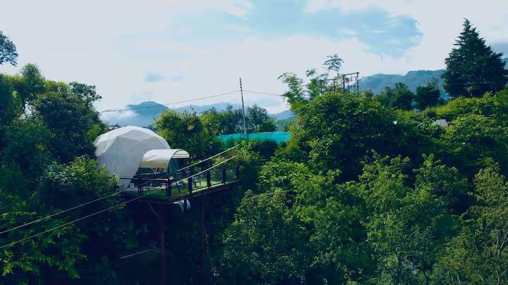 Glamping Dome at Naukuchiatal x Solis Nature